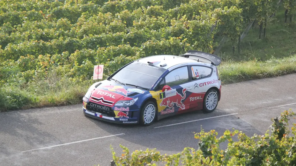 Sébastien Loeb and Daniel Elena’s Citroën C4 WRC at Rallye de France Alsace